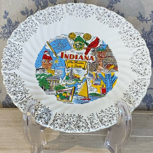Indiana State Collector’s Plate 7"